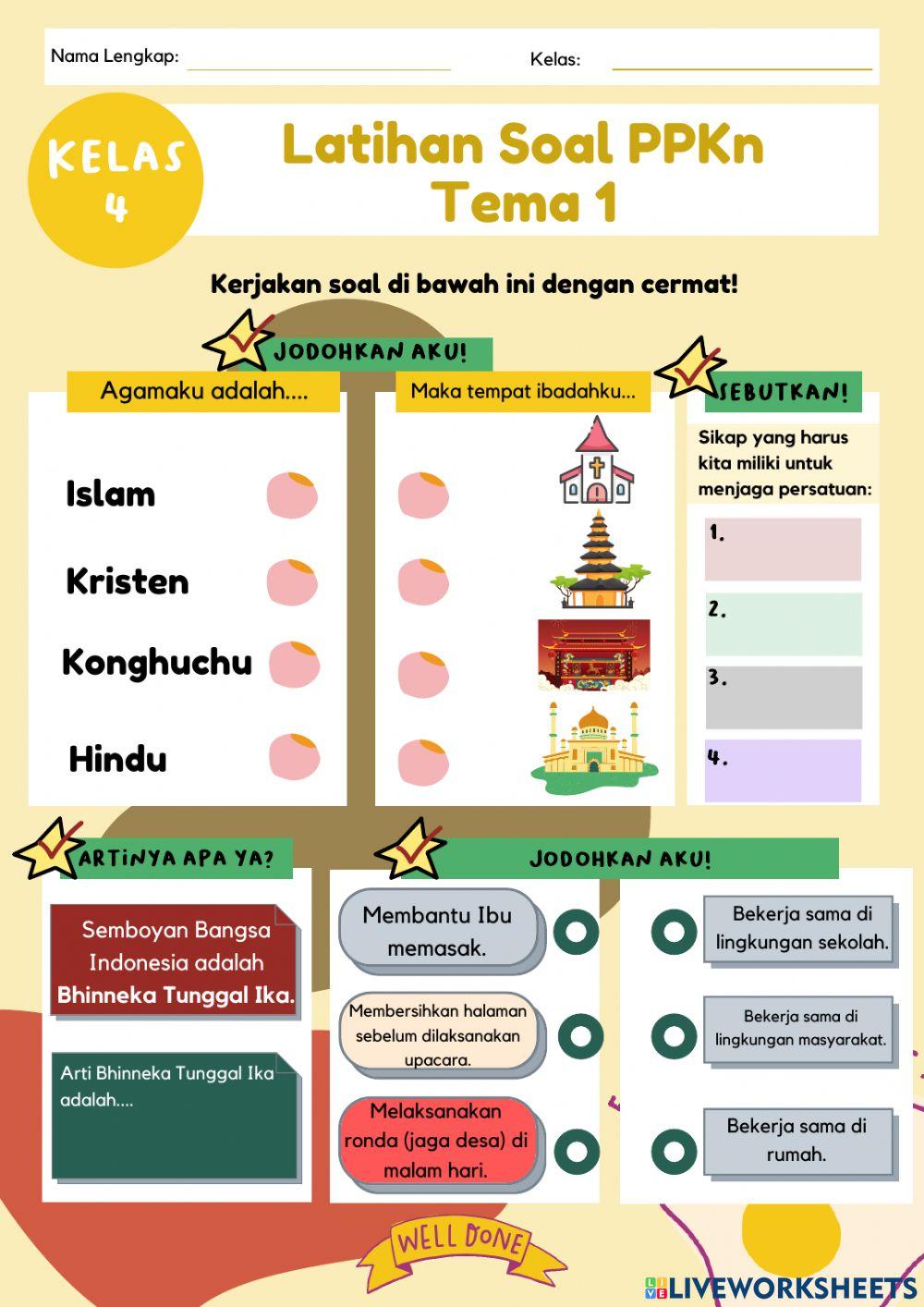 15 Rahasia Menguasai Soal PPKn Kelas 4 Tema 1 Agar Anak Lebih Cepat Paham dan Nilai Bagus