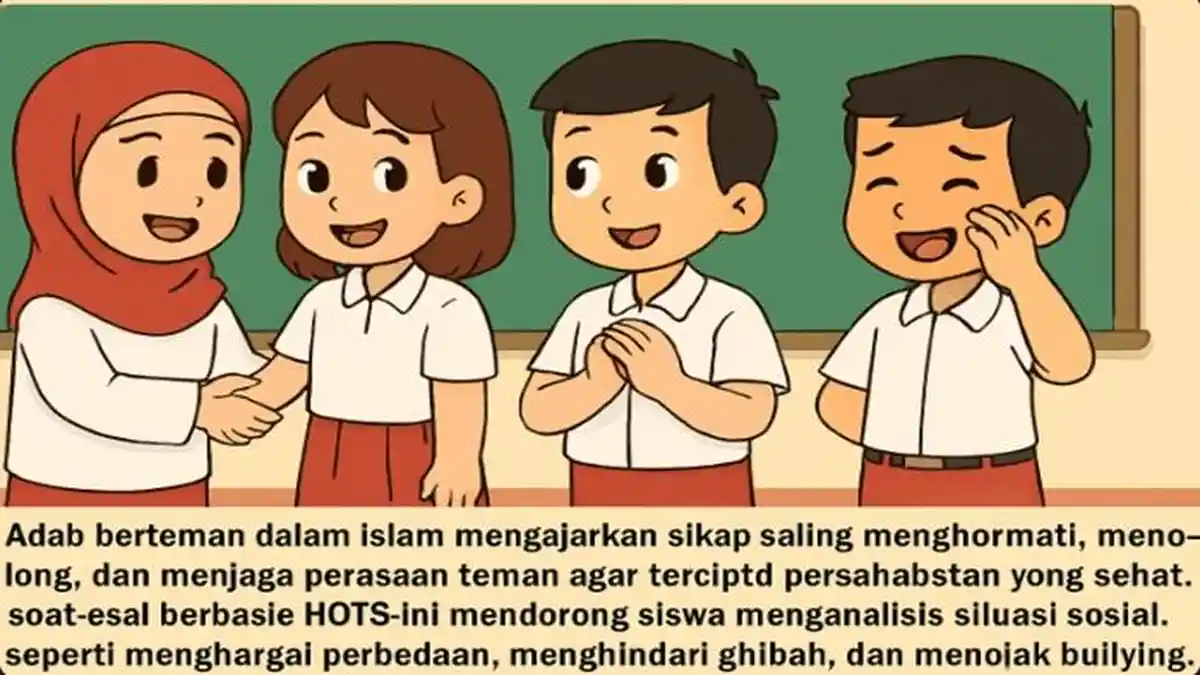 3 Contoh Soal HOTS PAI SD Kelas 4 untuk SLB, Wajib Tahu di 2026