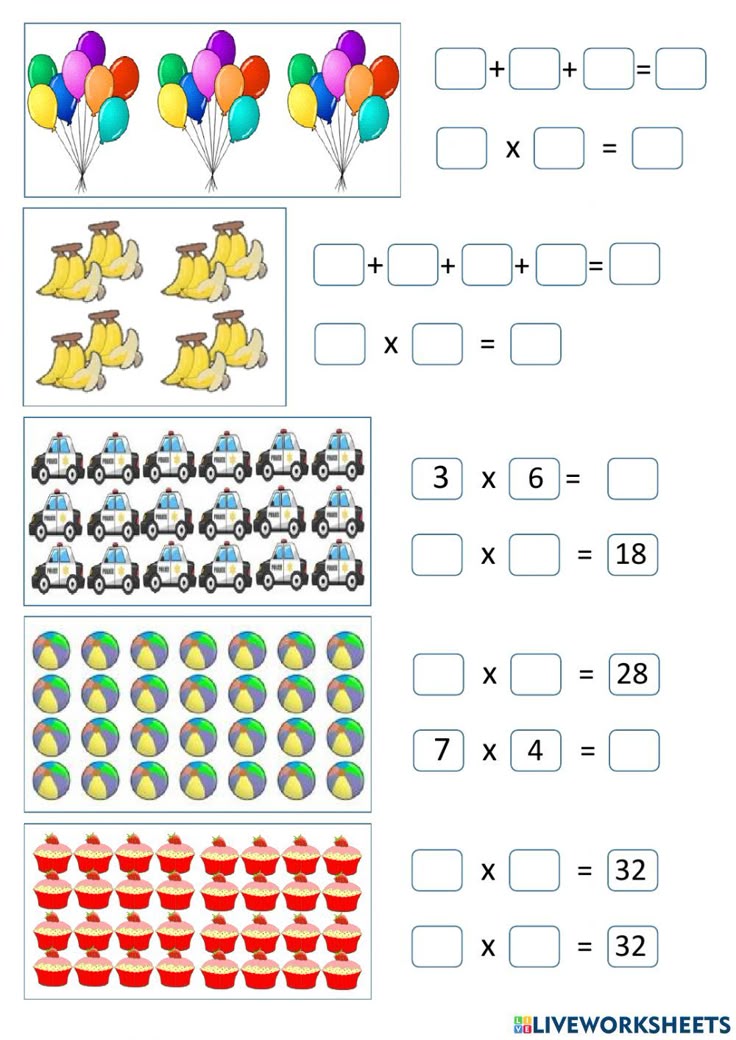 Worksheet Matematika Perkalian interactive worksheet Kids math