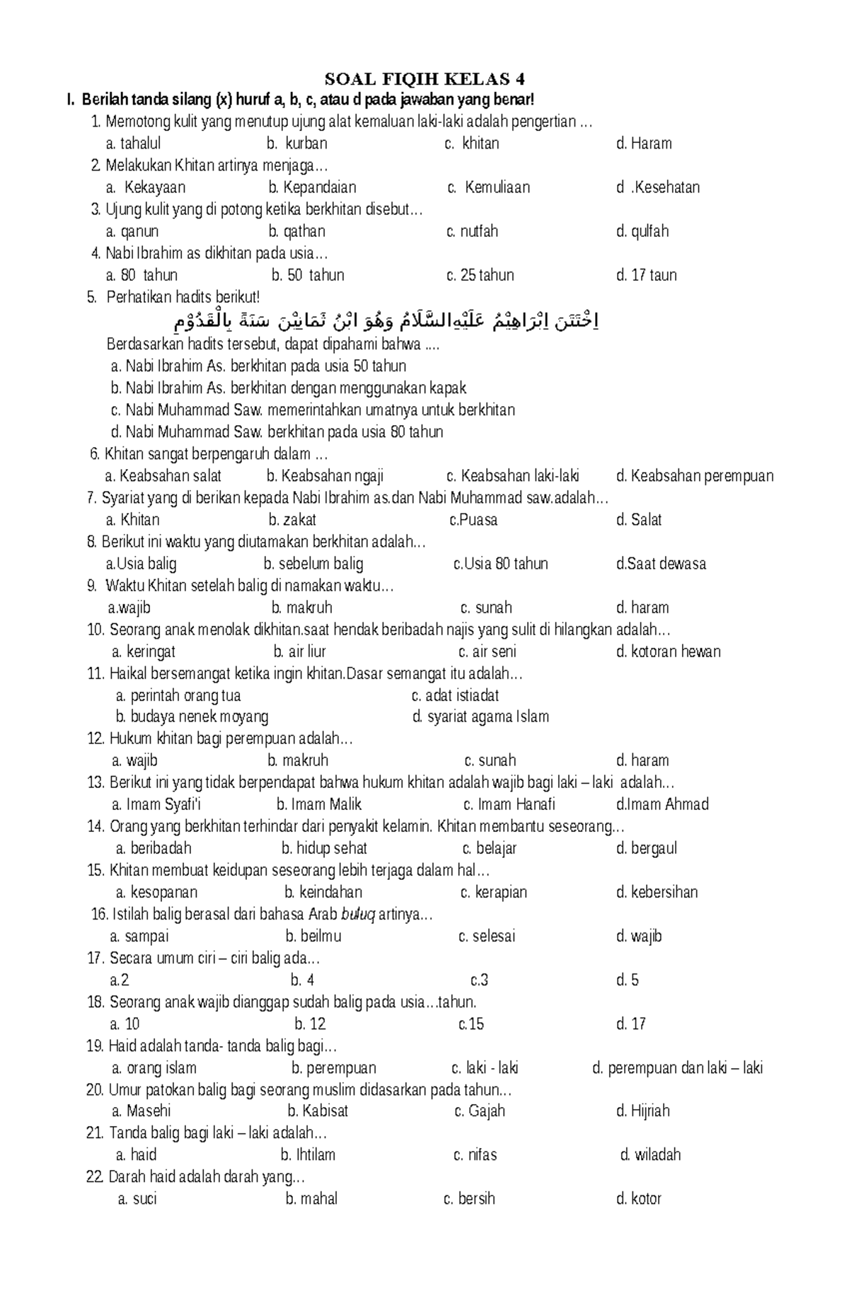 Ternyata Ini Rahasia Hanapi Bani dalam Menyusun Soal Fiqih Kelas 4 Semester 2