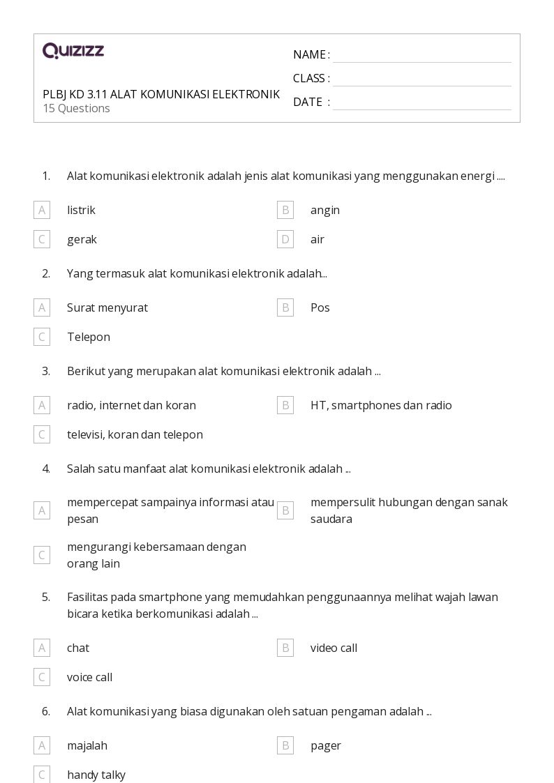 5 Contoh Soal IPS Kelas 3 Alat Komunikasi yang Jarang Diketahui Guru dan Orang Tua