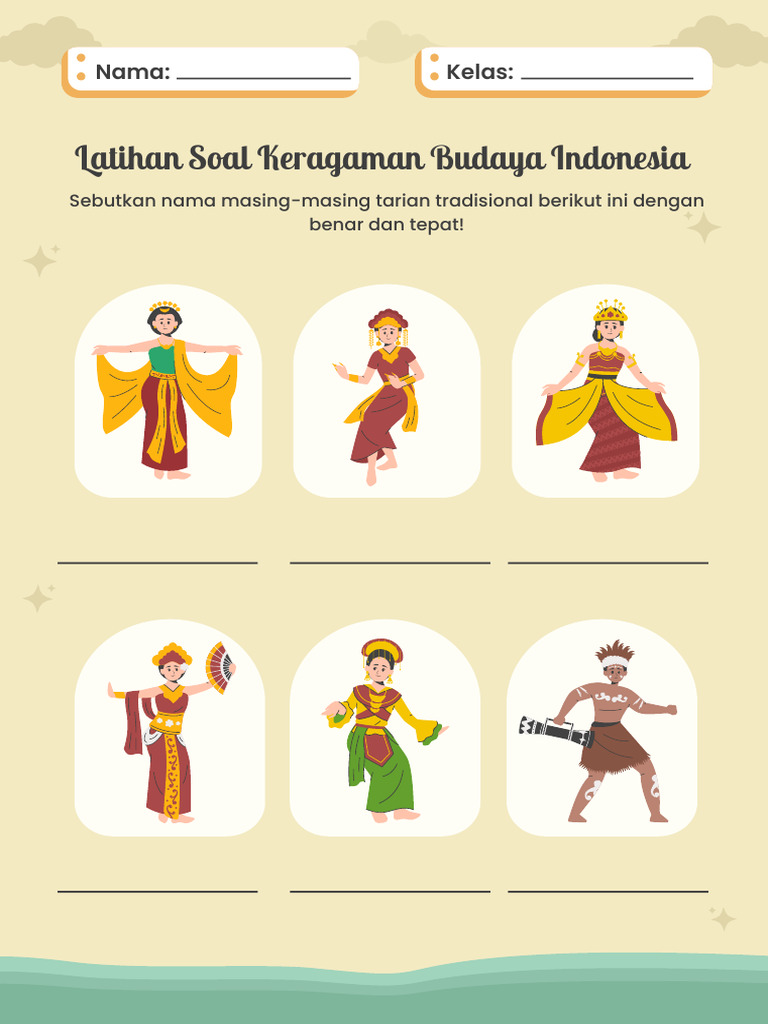 Tarian Tradisional Indonesia Latihan Soal PDF Tarian Tradisional Indonesia Latihan Soal PDF