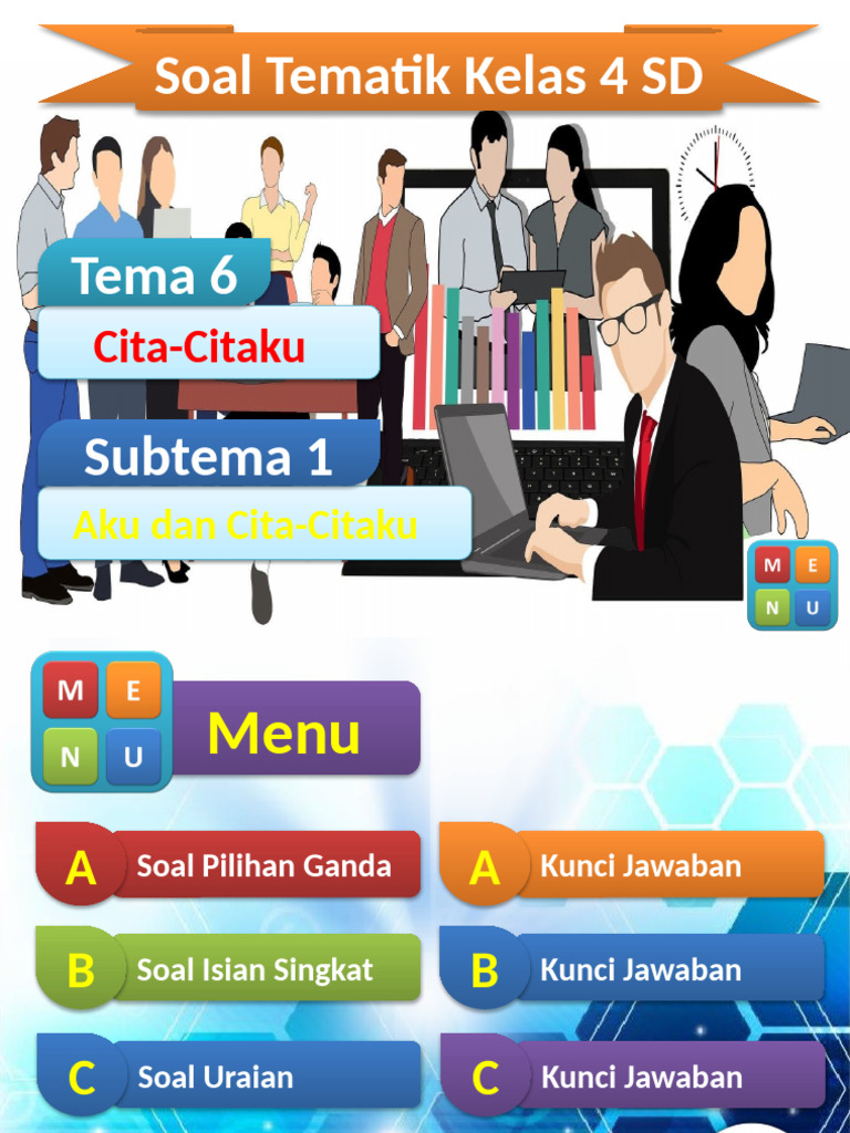 Soal Tematik Kelas 4 Cita-Cita dan Pekerjaan PDF Soal Tematik Kelas 4 Cita-Cita dan Pekerjaan PDF
