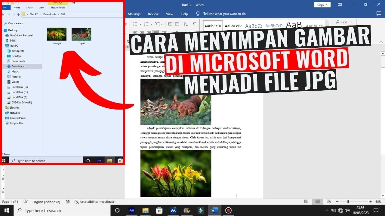 Cara Menyimpan Gambar dari Microsoft Word Menjadi File JPG - YouTube Cara Menyimpan Gambar dari Microsoft Word Menjadi File JPG - YouTube