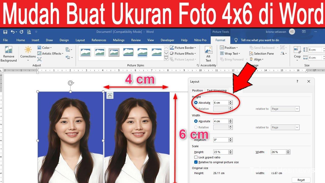 Ukuran 3X4 Dalam Pixel Begini Cara Mengatur Dan Mencetaknya HGPOW