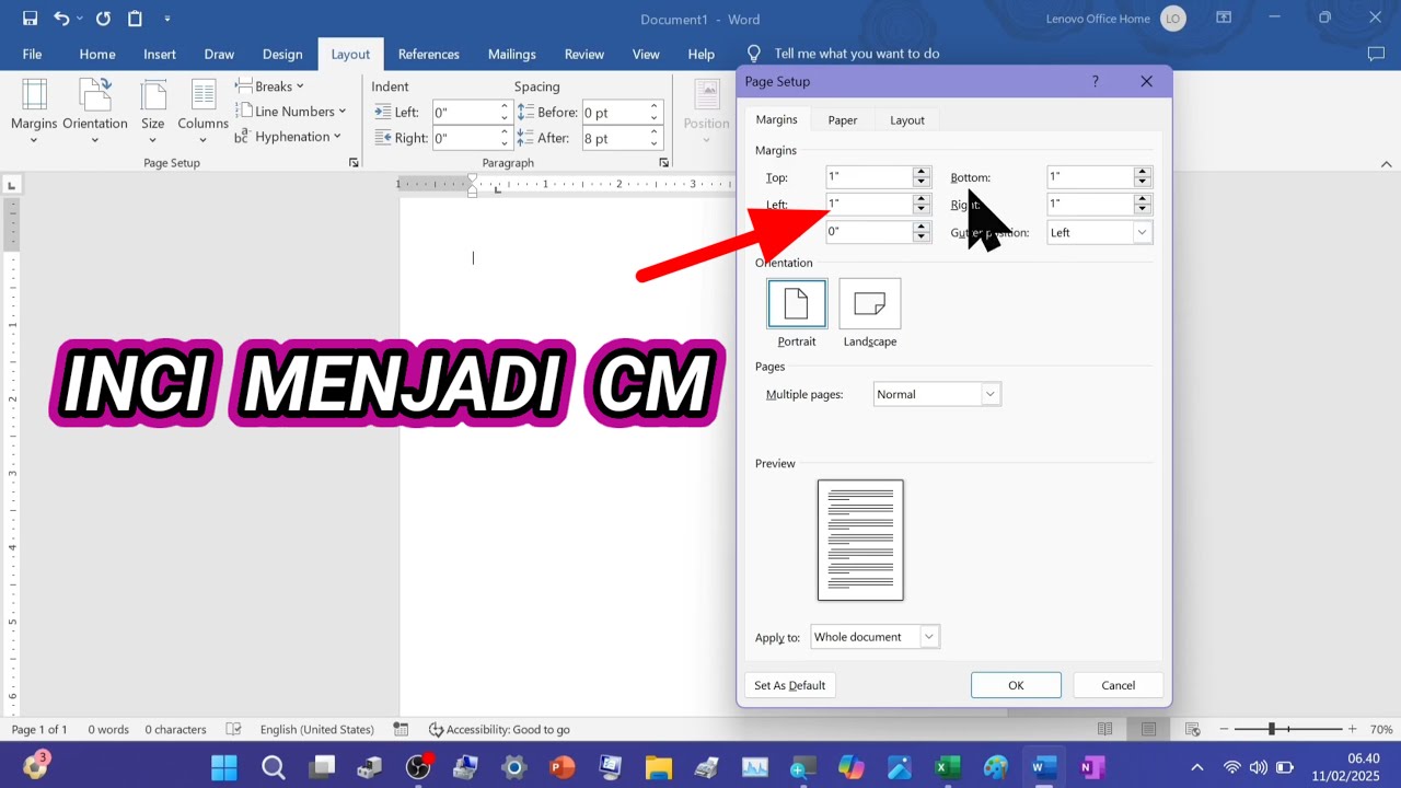 Tips mengubah satuan margn menjadi cm word 2016 dalam 3 Langkah Sebelum Deadline