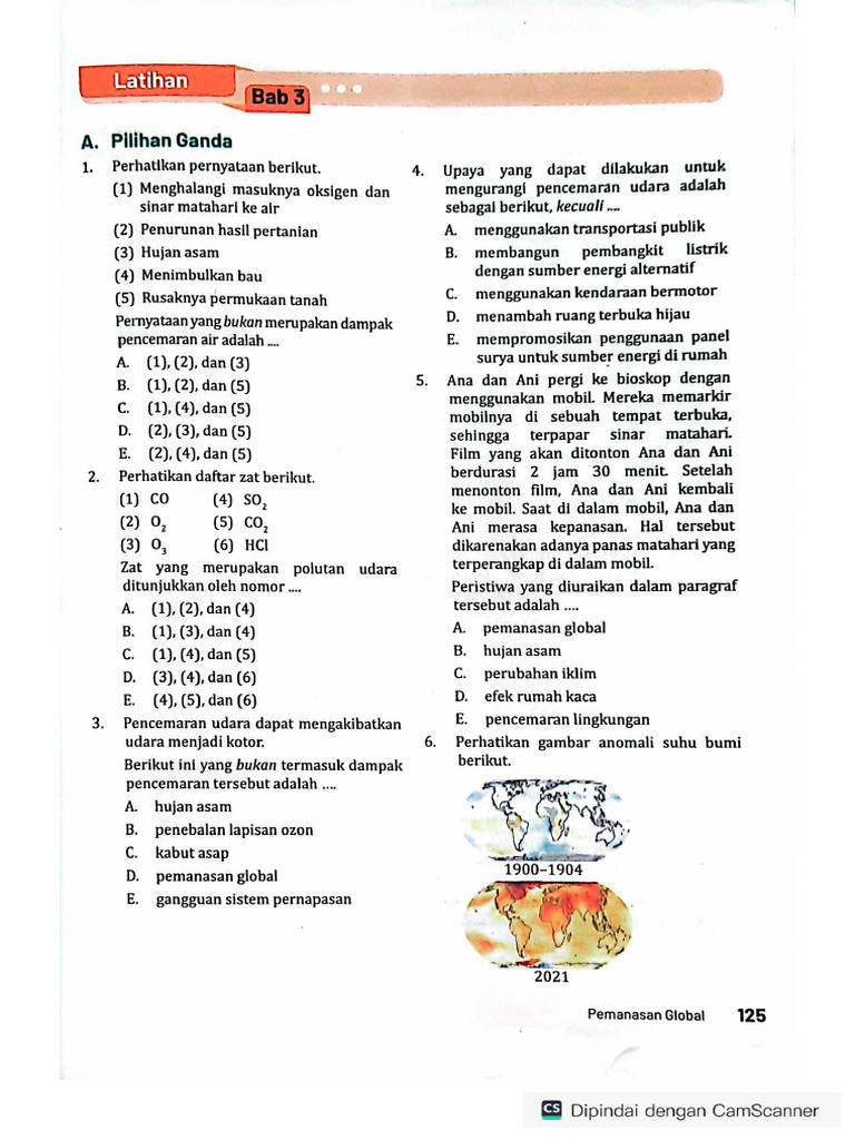 Wajib Tahu Kumpulan soal soal tentang pemanasan global sekolah dasar kelas 3 Terbaru